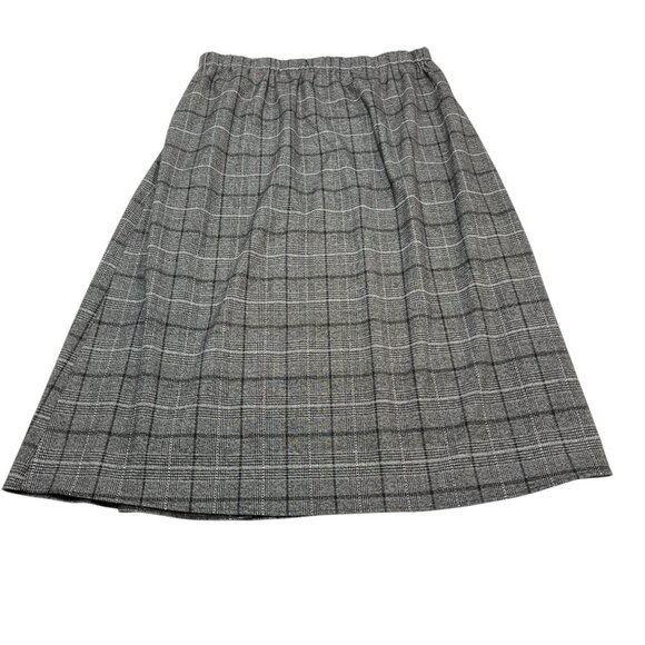 Rita Ora x Primark Skirt Womens 14 Gray Plaid Wrap Maxi Buckle Detail Grunge Y2K - Picture 2 of 6
